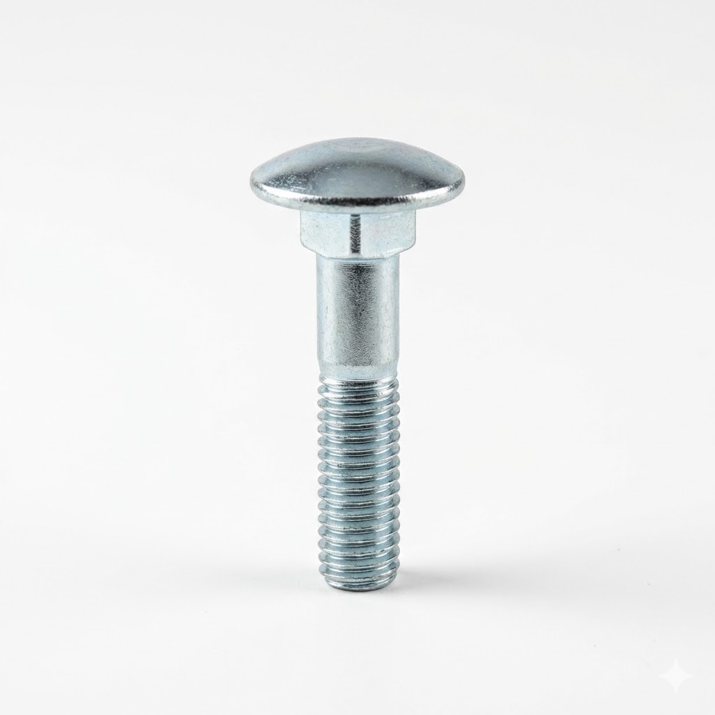 DIN 603 Yuvarlak Başlı Kare Boyunlu Tampon Cıvataları – Estetik ve Güvenli Bağlantı Çözümleri